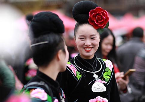 Celebran en Guizhou el año nuevo del grupo étnico Miao