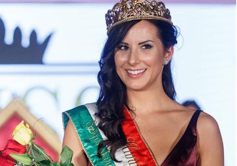 Ramona Rusenko ganó final del concurso de belleza Miss Hungría