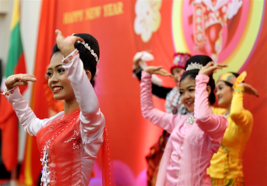 Se lleva a cabo en Myanmar recepción para festejar el próximo Año Nuevo Lunar chino