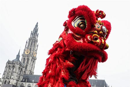 Celebraciones del Año Nuevo Lunar chino en Bélgica