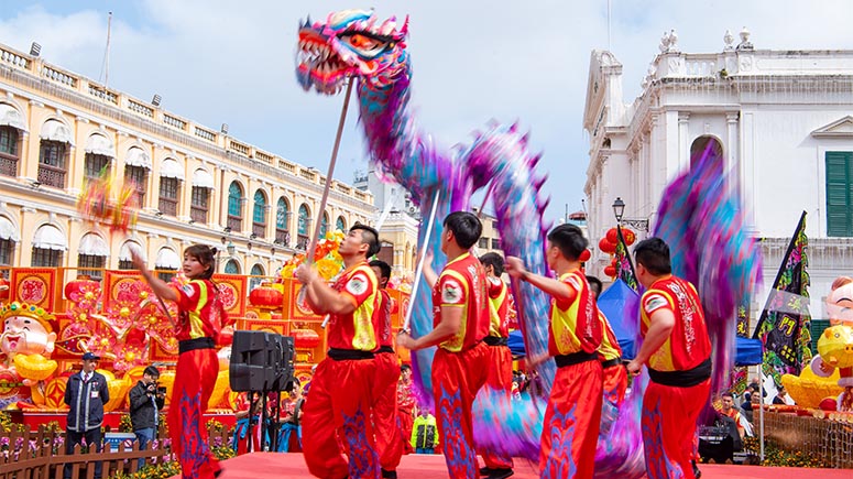 Celebran el Año Nuevo Lunar chino en Macao