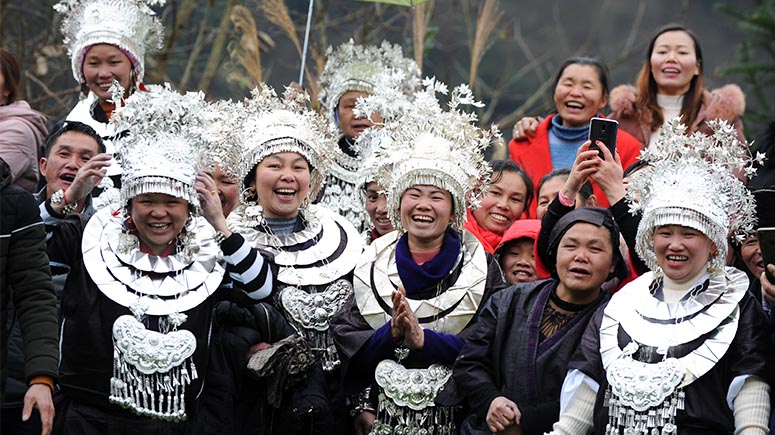 Guizhou: Celebran el Festival de Primavera en condado de Jianhe
