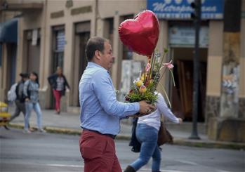 La víspera del Día de San Valentín en Quito
