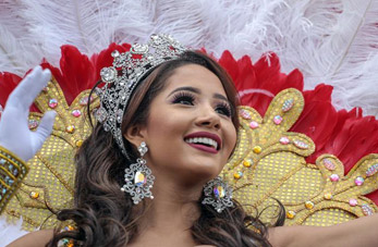 Celebración del carnaval en la Ciudad de Panamá