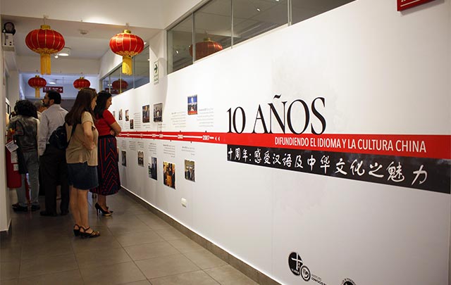 Instituto Confucio celebra con muestra fotográfica 10 años en Perú