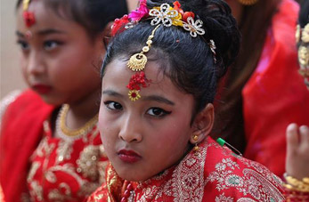 Ceremonia Bel Bibaha en Katmandú