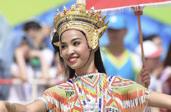 Desfile de Civilización Asiática en Beijing