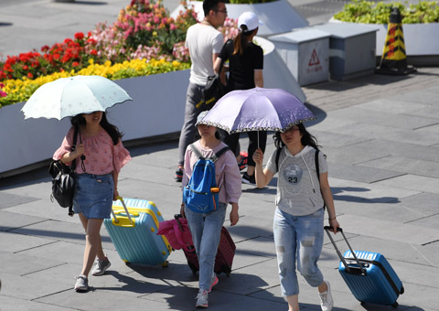 Beijing emite alerta amarilla por altas temperaturas