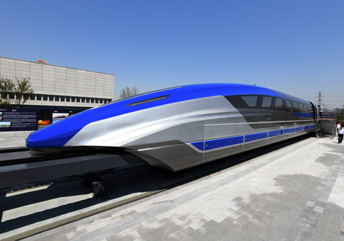 Tren de levitación magnética de alta velocidad de China
