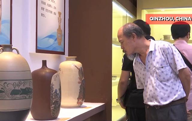 Famosa exhibición de cerámica llega a Qinzhou