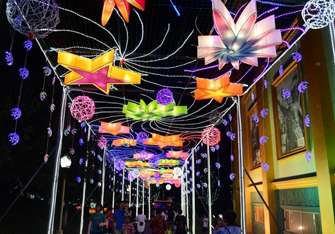 Espectáculo de linternas en Changchun, Jilin
