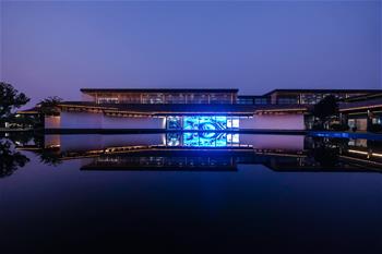La vista nocturna de Wuzhen
