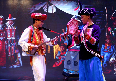 Exposición de cultura étnica china en Myanmar