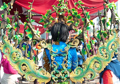 Indonesia: Campaña de moda verde durante el festival de exploradores en Yakarta