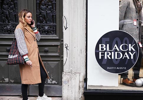 Promoción de ventas antes del "Viernes Negro" en París