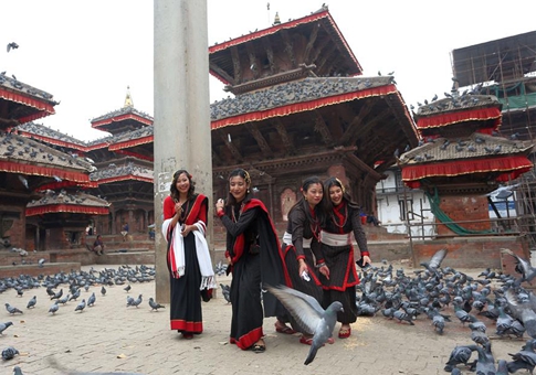 Celebraciones del Día de Jyapu y Yomari Punhi en Nepal
