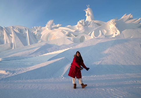 La 32 Exposición Internacional de Arte de Escultura de Nieve Isla del Sol de Harbin