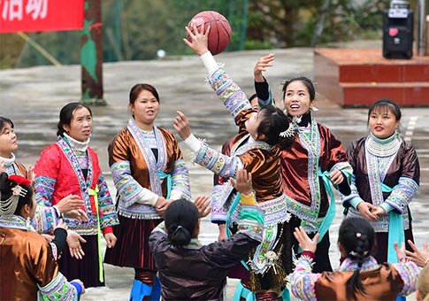 Guangxi: Reunión deportiva doméstica en Wuying