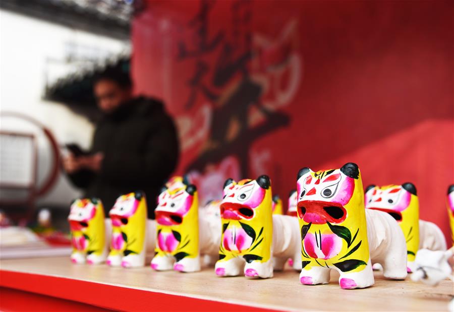 Shandong: Mercado del Festival de Primavera con el tema de la herencia cultural intangible en Jinan