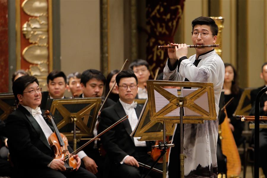 Rumania: Concierto de la Orquesta Filarmónica de China para celebrar el próximo Año Nuevo chino en Bucarest