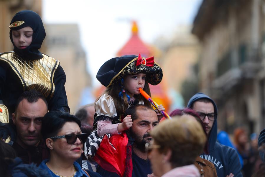 El desfile del Carnaval en La Valeta
