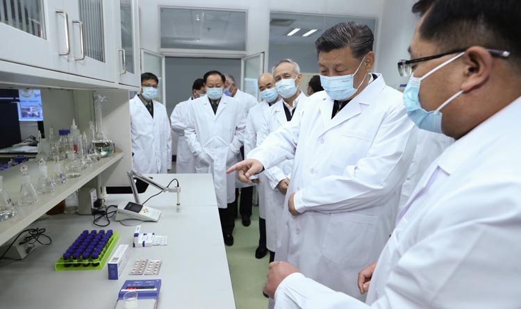 Titulares de Xinhua: Xi destaca avances en investigación científica sobre COVID-19 durante inspección en Beijing