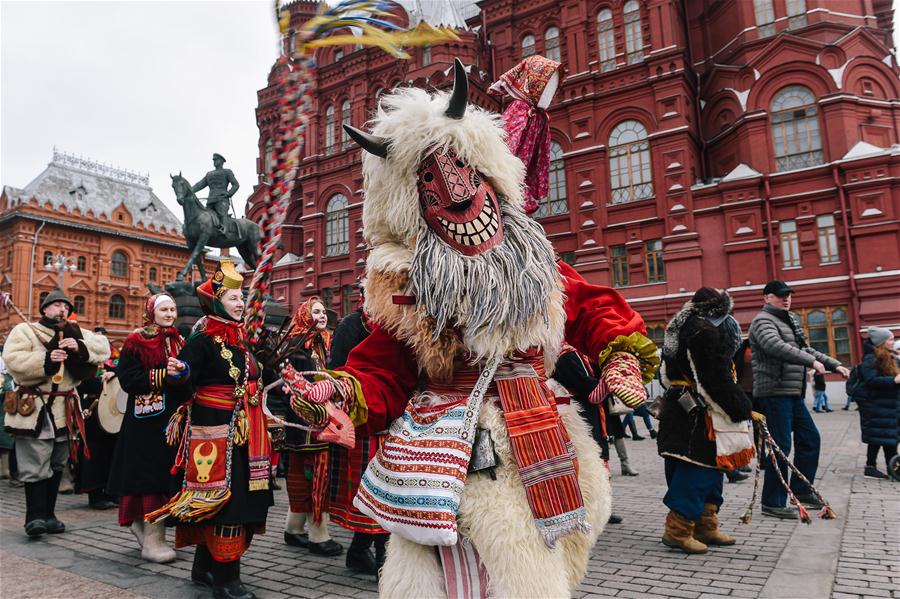 Festival Maslenitsa en Moscú, Rusia