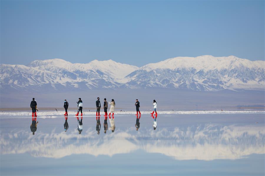 Qinghai: Reabre al público la zona escénica del Lago Salado Caka