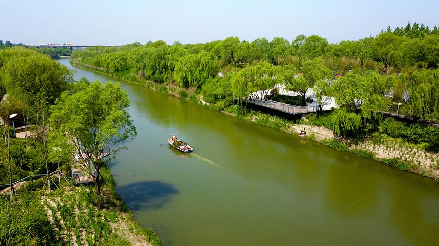 Shandong: Río Xiaoqinghe en Jinan