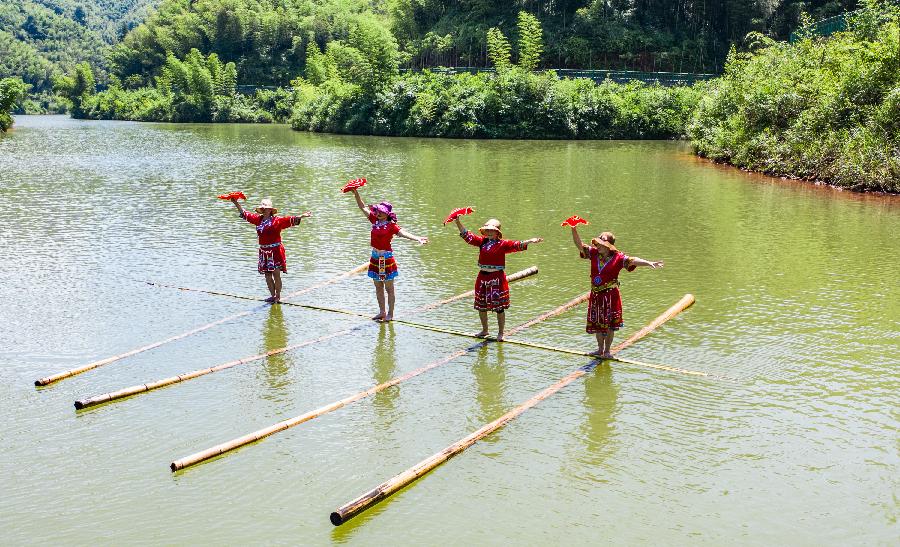 Desplazamiento individual de bambú se origina en Guizhou