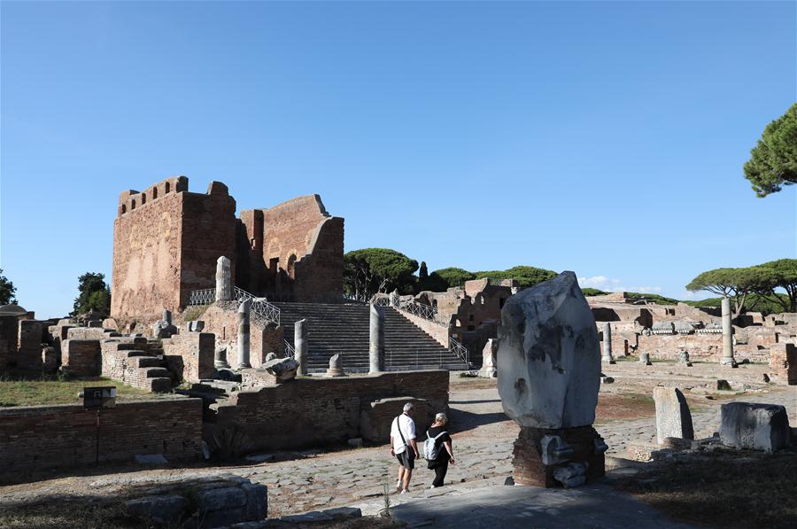 Parque Arqueol&oacute;gico de Ostia Antica en Roma, Italia