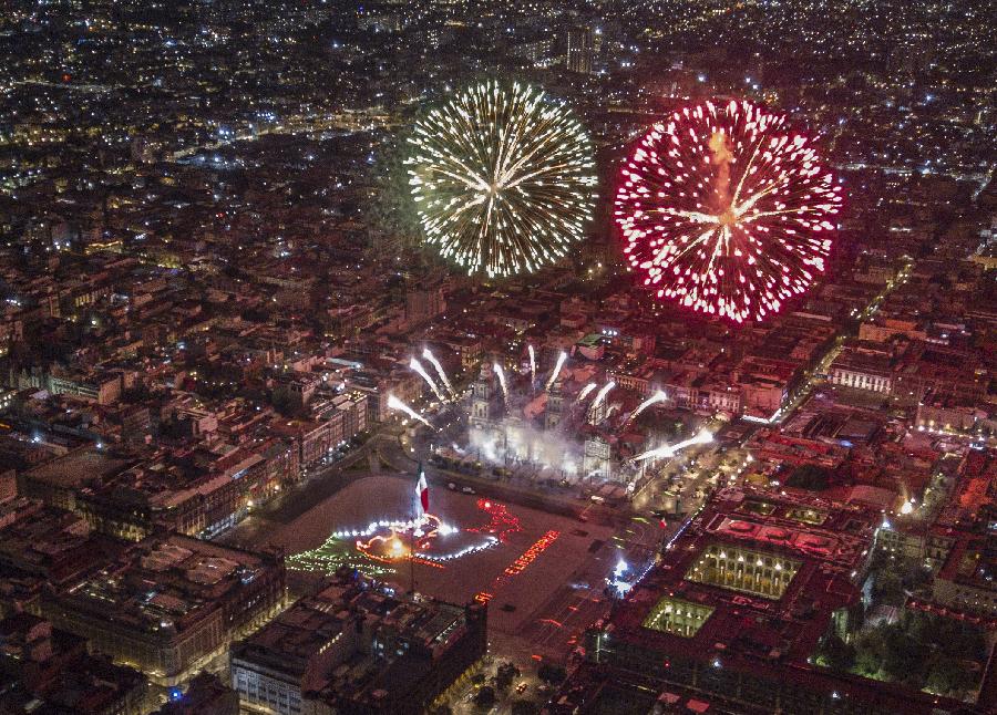 Ceremonia del Grito de Independencia en la Ciudad de México