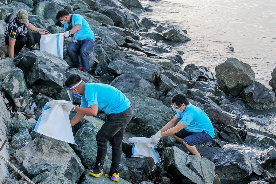 Actividad por el Día Internacional de la Limpieza Costera en Manila