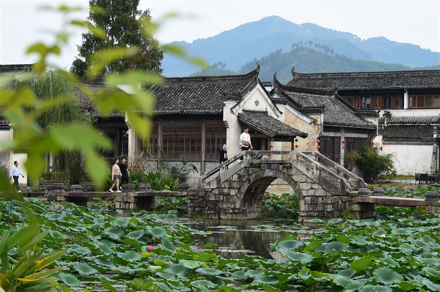 Anhui: Aldea Antigua de Chengkan en ciudad de Huangshan
