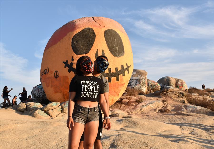 "Pumpkin Rock" en California, Estados Unidos