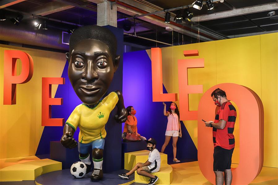 Exposición "Pelé 80, el Rey del Fútbol" en Sao Paulo, Brasil