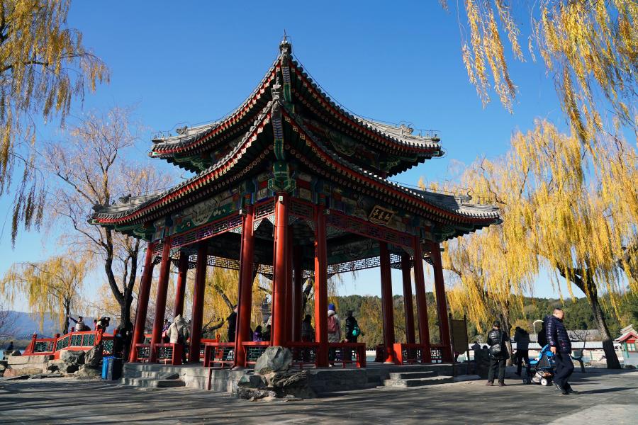 Paisaje del Palacio de Verano en Beijing