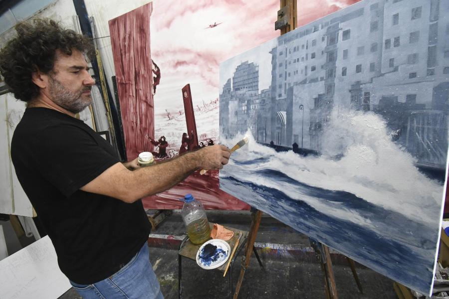 ESPECIAL: Pintor cubano convierte en acuarelas sus vivencias de China