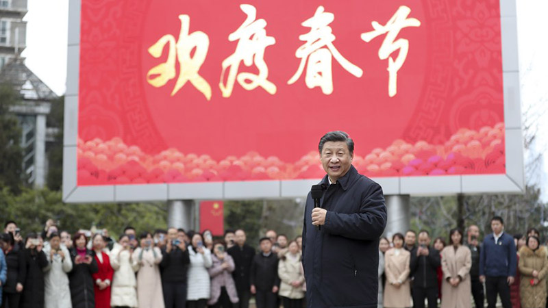 Titulares de Xinhua: Xi envía saludos de Año Nuevo Lunar chino y expresa deseos de prosperidad para China