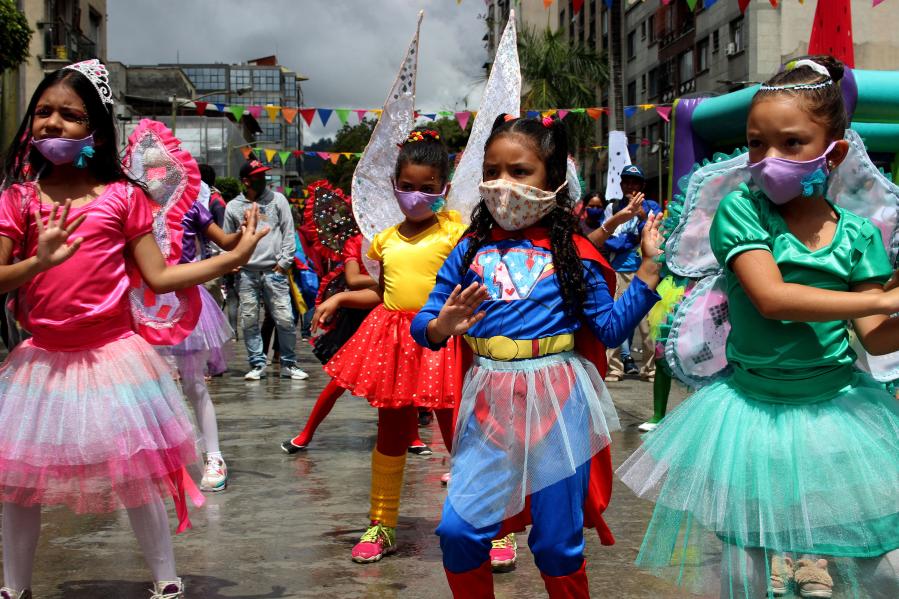 Venezuela: Festejo de Carnaval en la ciudad de Los Teques