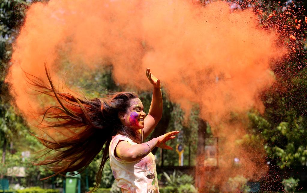 Celebración de Holi en India