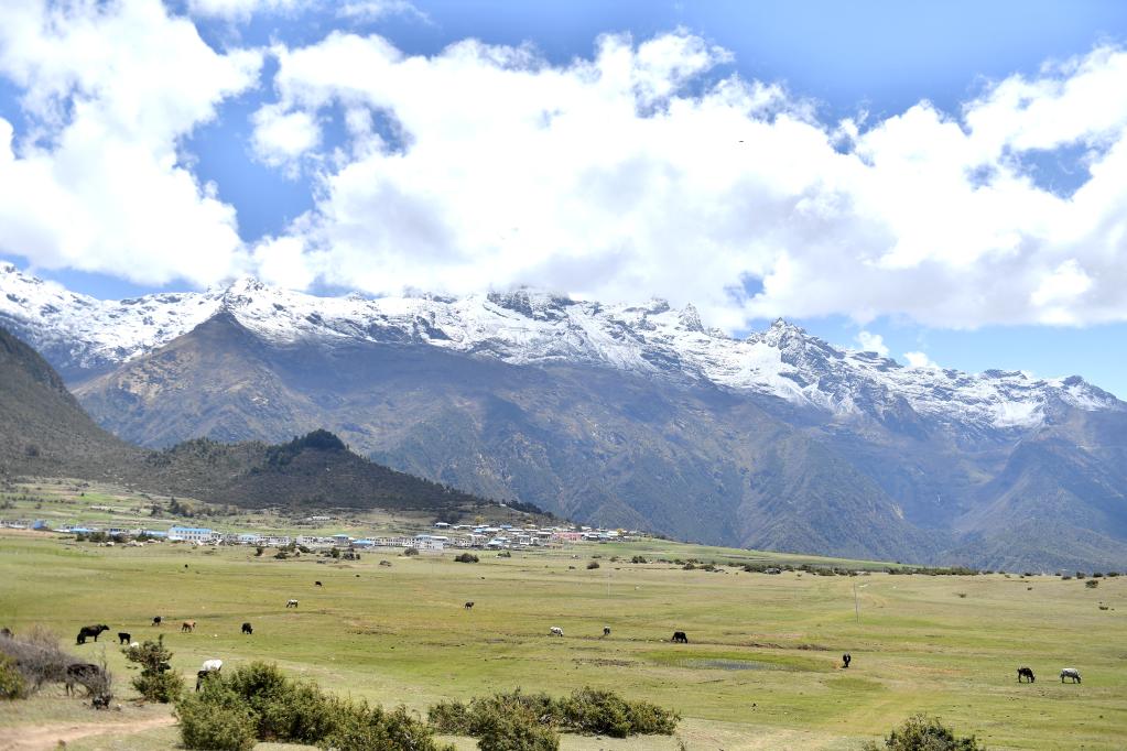 Paisaje de Gyironggou, Tíbet