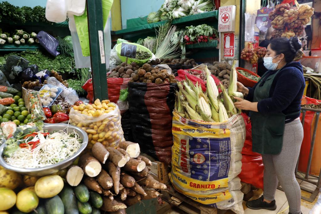 Mercado de Lurín en Lima, Perú