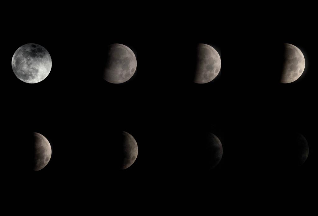 Superluna y eclipse total lunar en México