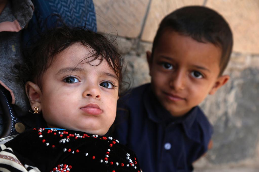 Imágenes de niños yemeníes