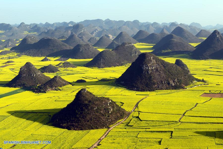 Yunnan: Bello paisaje en Condado Luoping
