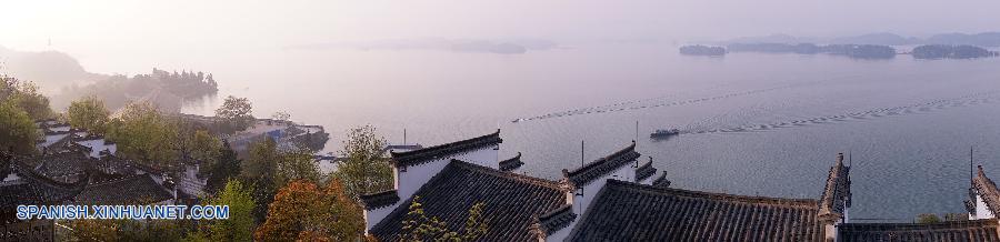 Anhui: Lago Wanfo en Condado Shucheng