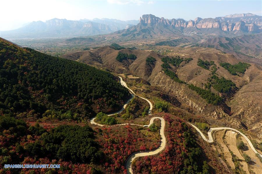 CHINA-SHANXI-MONTAÑA TAIHANG-PAISAJE