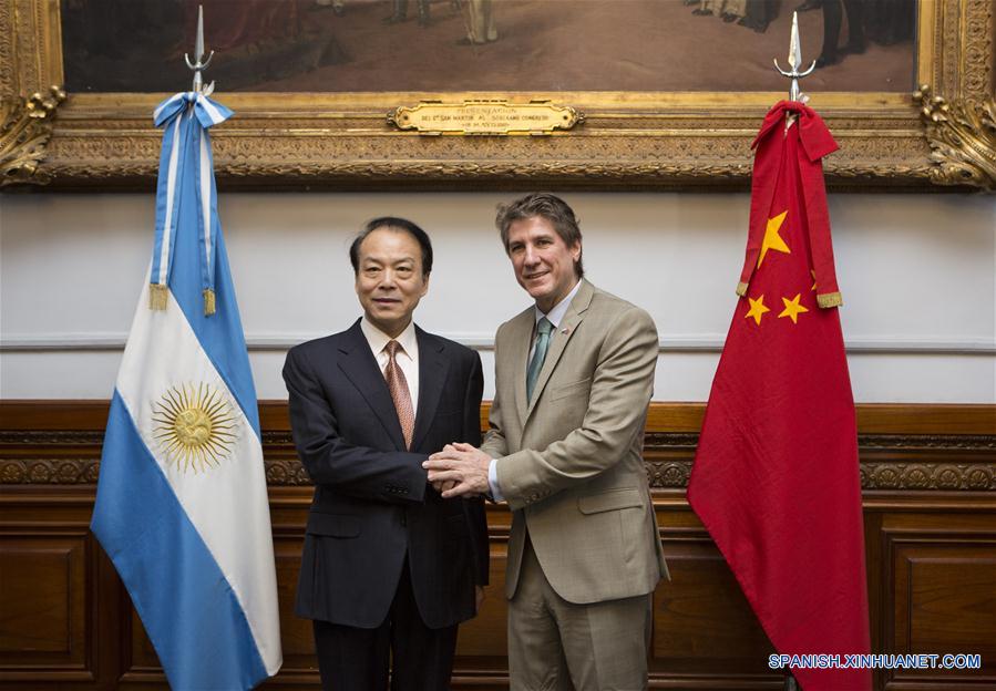 （XHDW）阿根廷副总统兼参议长布杜会见新华社总编辑何平