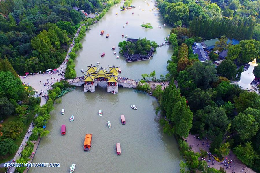 Jiangsu: Paisaje del Lago Oeste Slender en Yangzhou